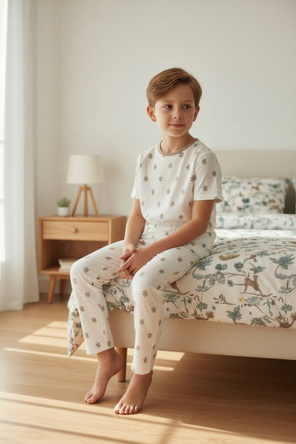 Premium Cotton Kids Night Suit Set