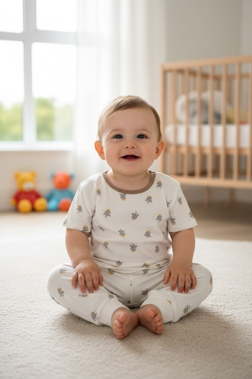 Premium Cotton Kids Night Suit Set