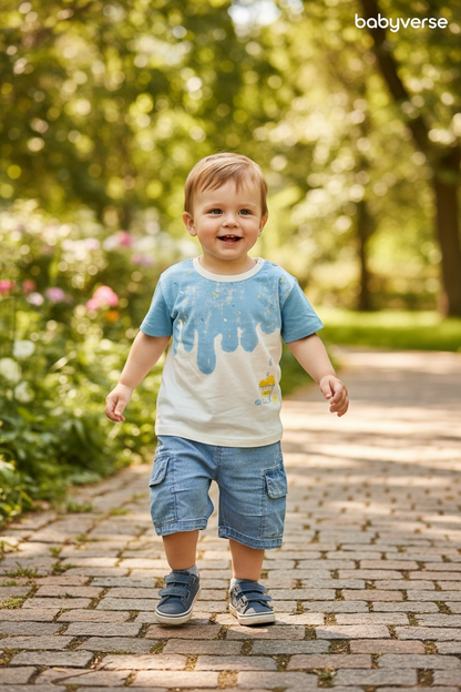 Splash Play Cargo Shorts Set
