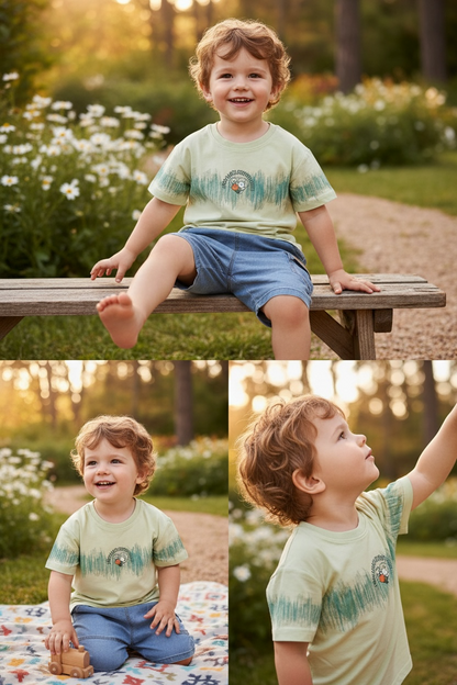 Ocean Splash Cargo Shorts Set