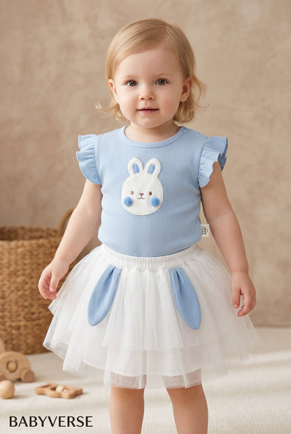BabyVerse Bunny Tulle Skirt Set