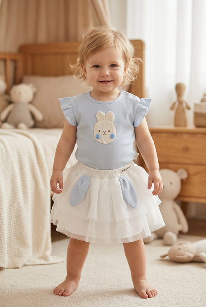BabyVerse Bunny Tulle Skirt Set