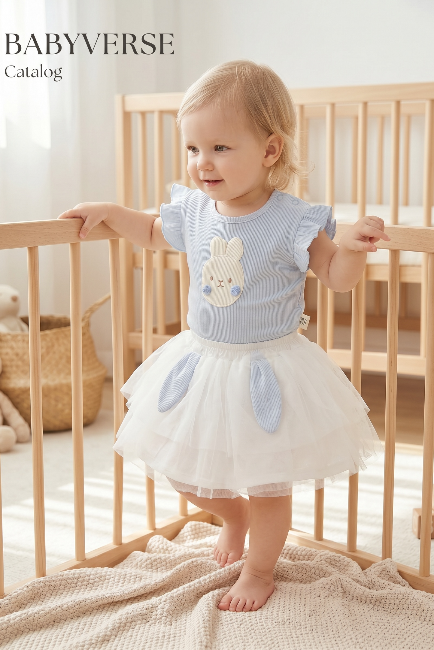 BabyVerse Bunny Tulle Skirt Set