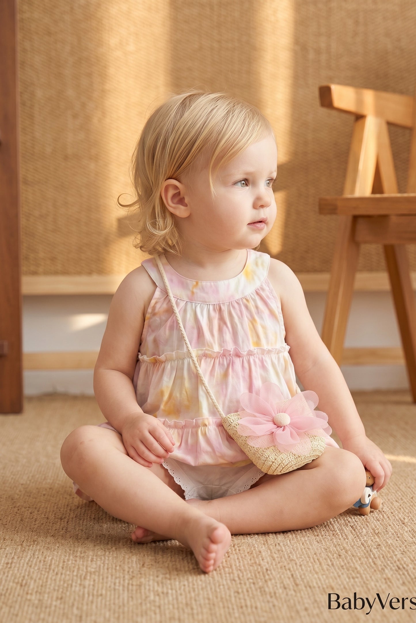 Blossom Breeze Co-Ord Set with sling bag