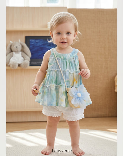 Blossom Breeze Co-Ord Set with sling bag