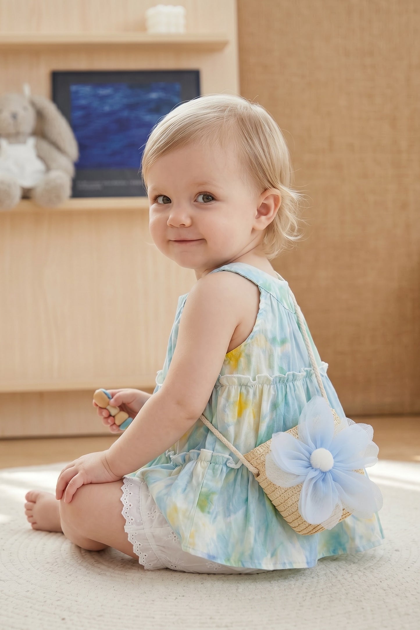 Blossom Breeze Co-Ord Set with sling bag