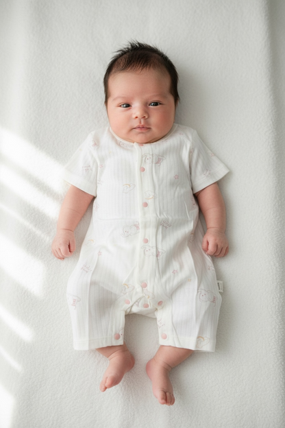 Premium Ribbed Cotton Baby Romper