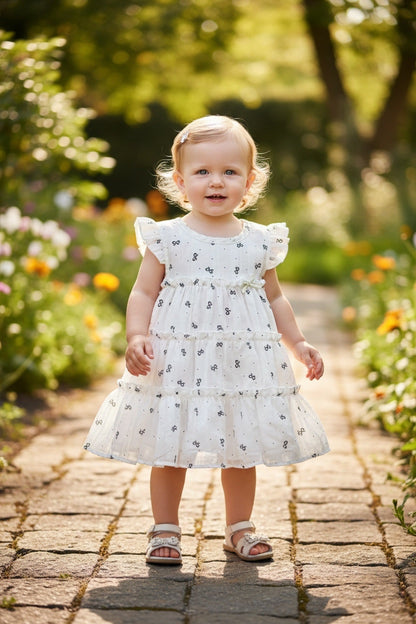 Premium Cotton Tiered Ruffle Dress Sleepwear