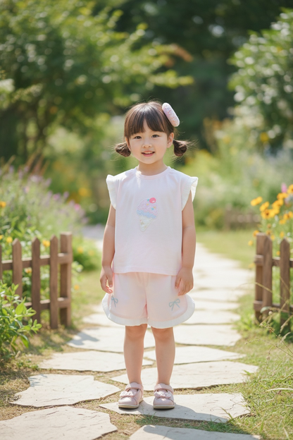 Sweet Treat Ruffle Shorts Set