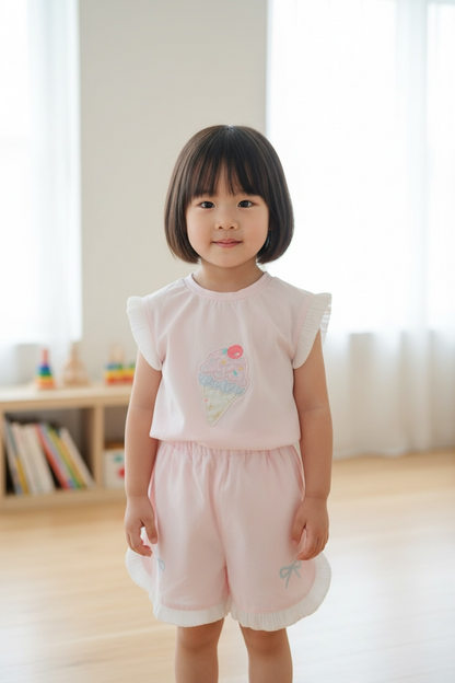 Sweet Treat Ruffle Shorts Set