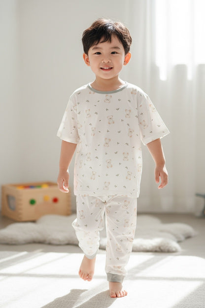 Premium Cotton Kids Night Suit Set