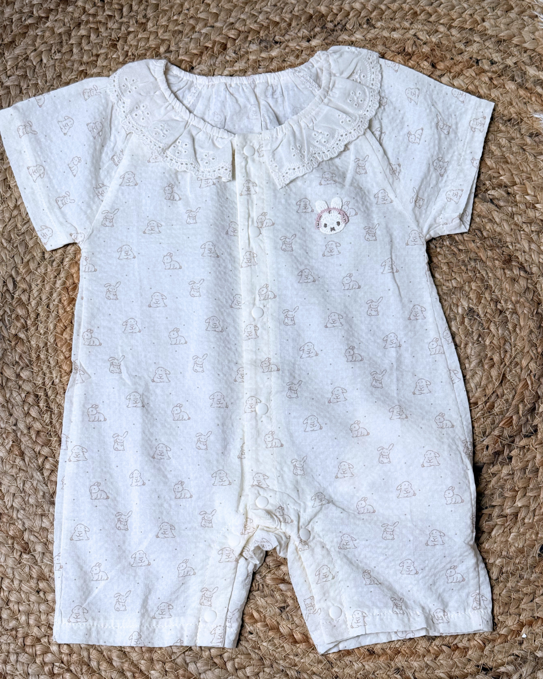 Premium Cotton Peter Pan Collar Baby Romper