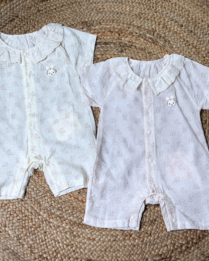 Premium Cotton Peter Pan Collar Baby Romper