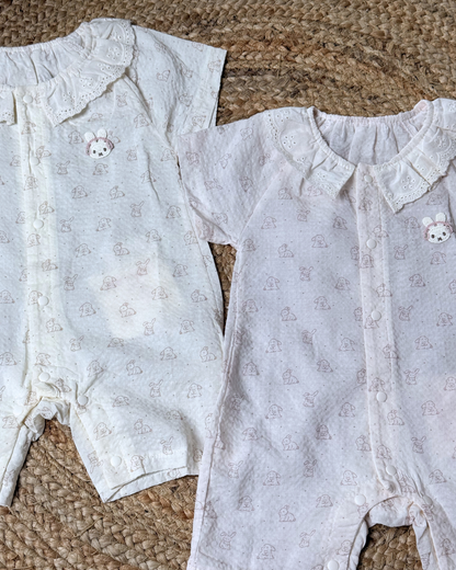 Premium Cotton Peter Pan Collar Baby Romper