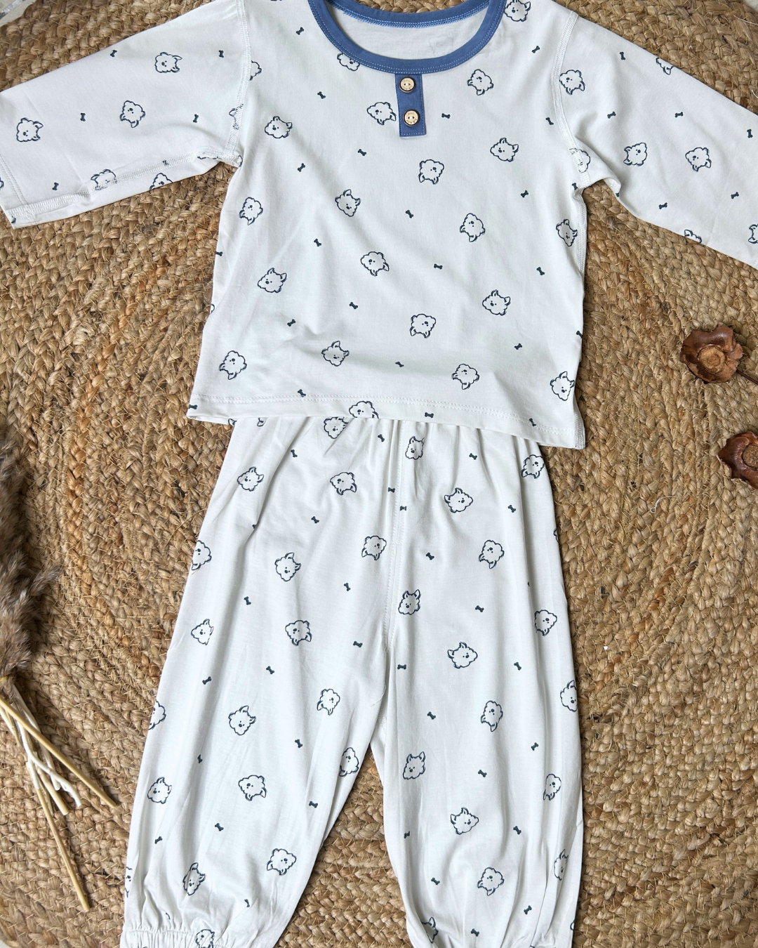Teddy Dreams Cotton Night Suit