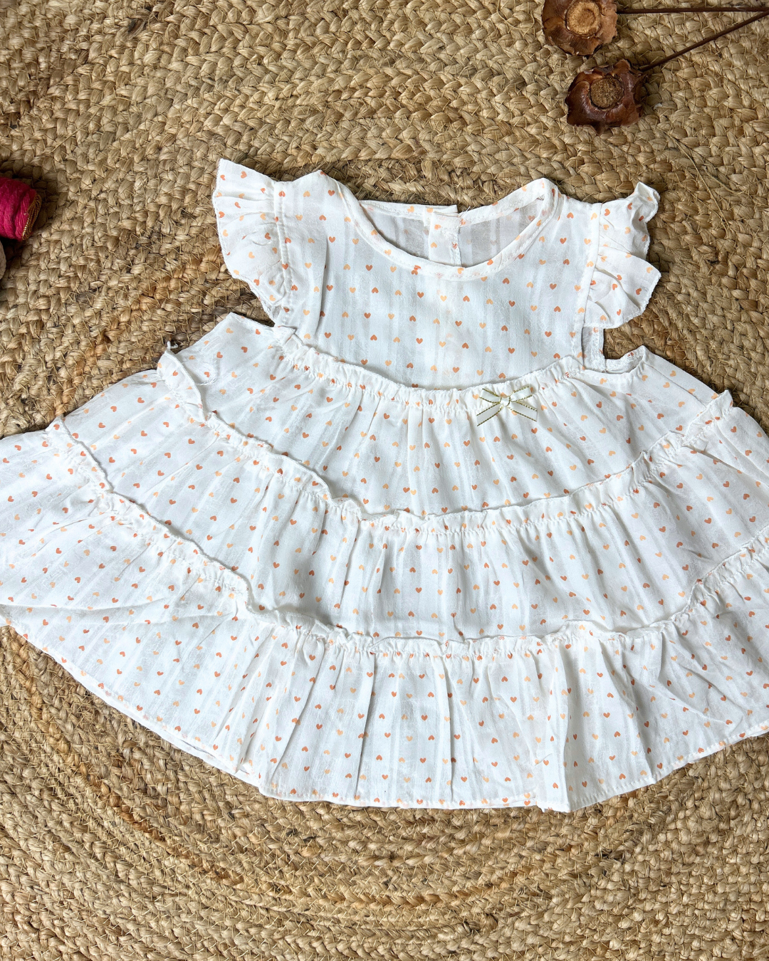 Premium Cotton Tiered Ruffle Dress Sleepwear