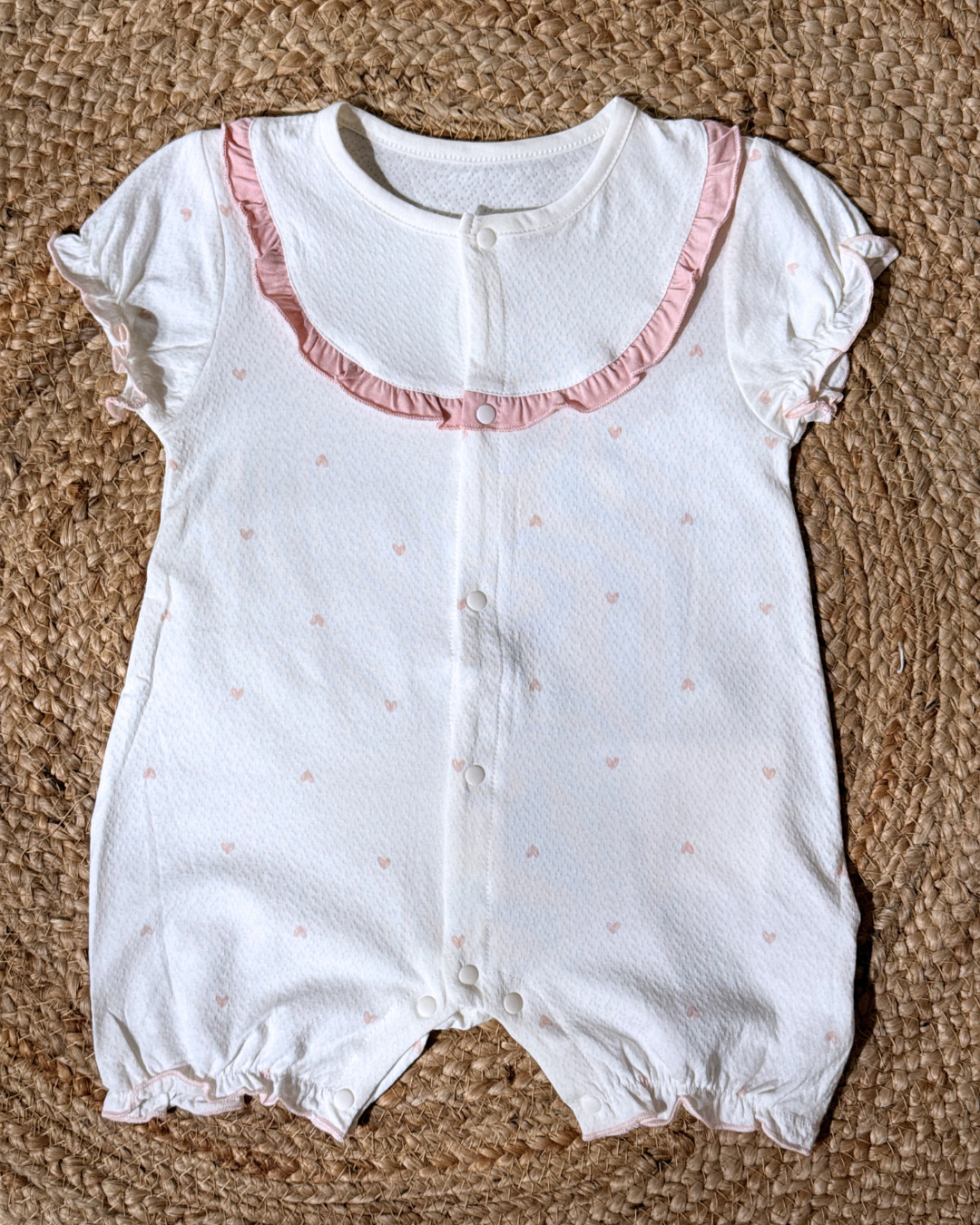 Premium Cotton Peter Pan Collar Bubble Romper