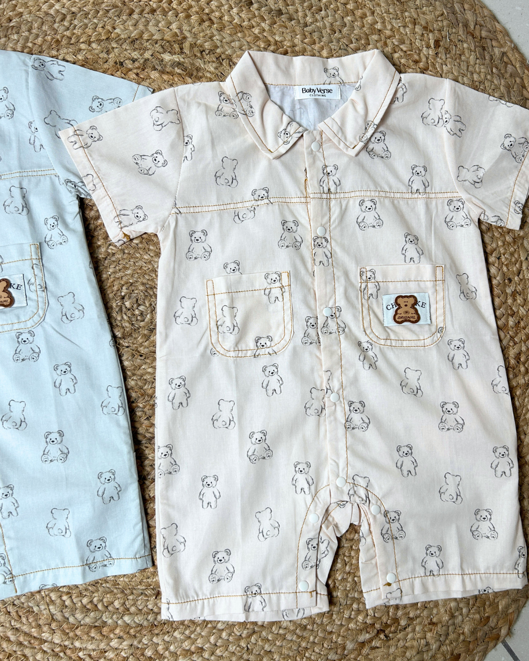 Teddy Tales Collared Romper