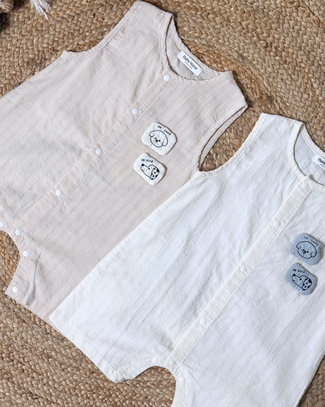 Dreamy Cloud Sleeveless Romper