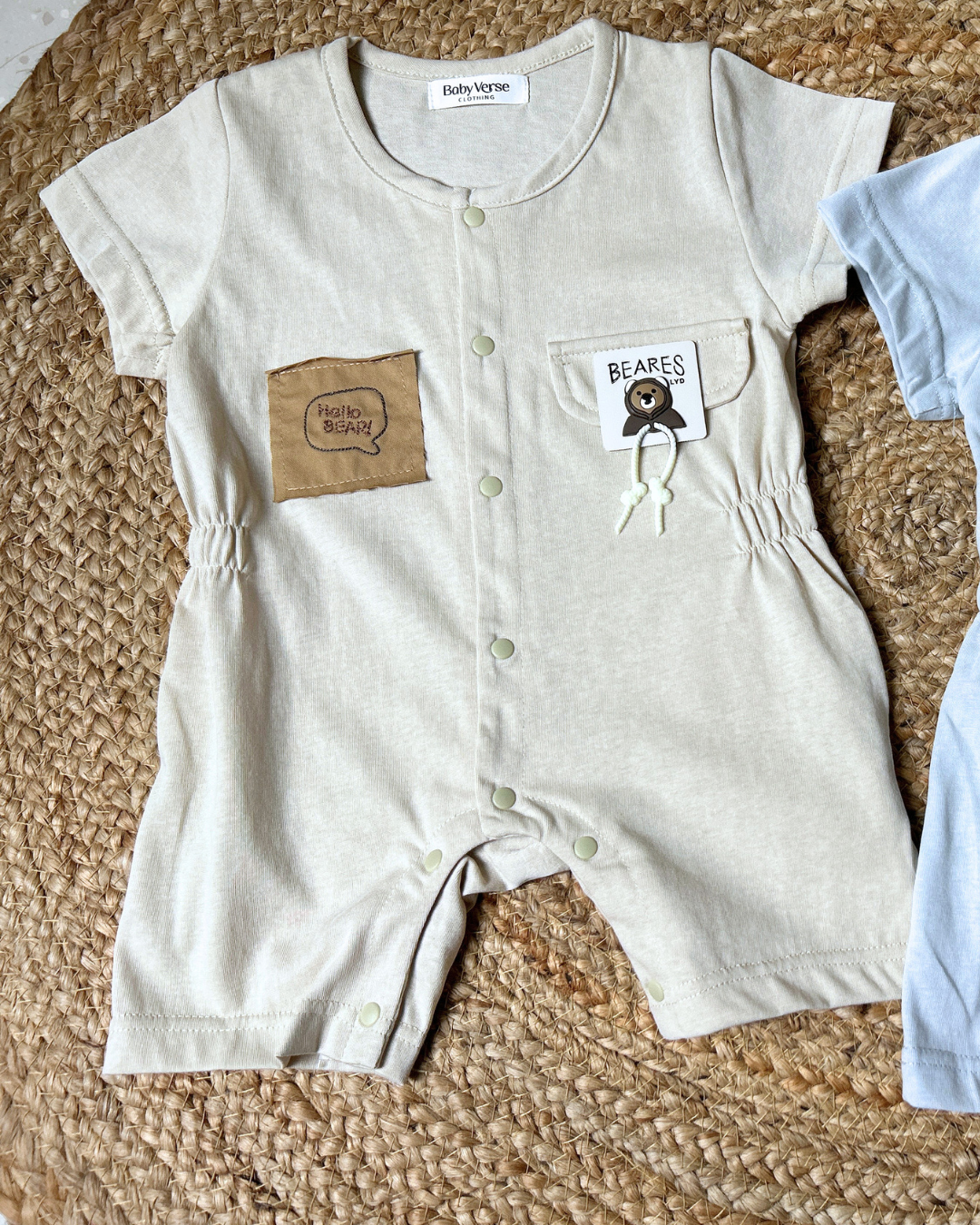 Bear Pocket Summer Romper