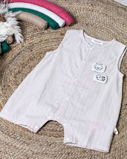 Dreamy Cloud Sleeveless Romper