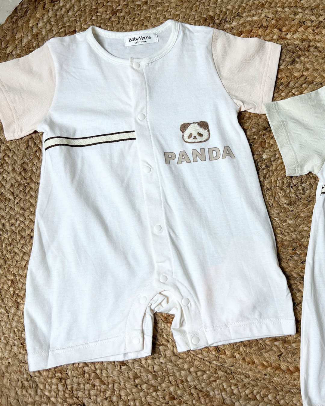 Premium Cotton Panda Baby Romper