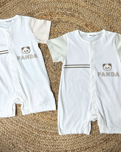 Premium Cotton Panda Baby Romper
