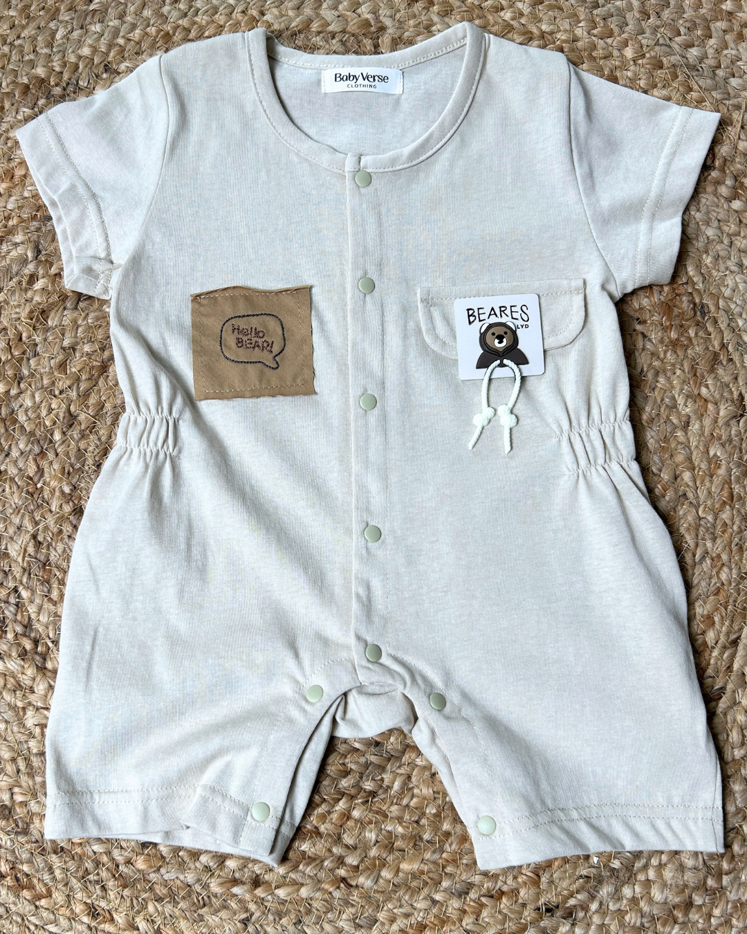 Bear Pocket Summer Romper