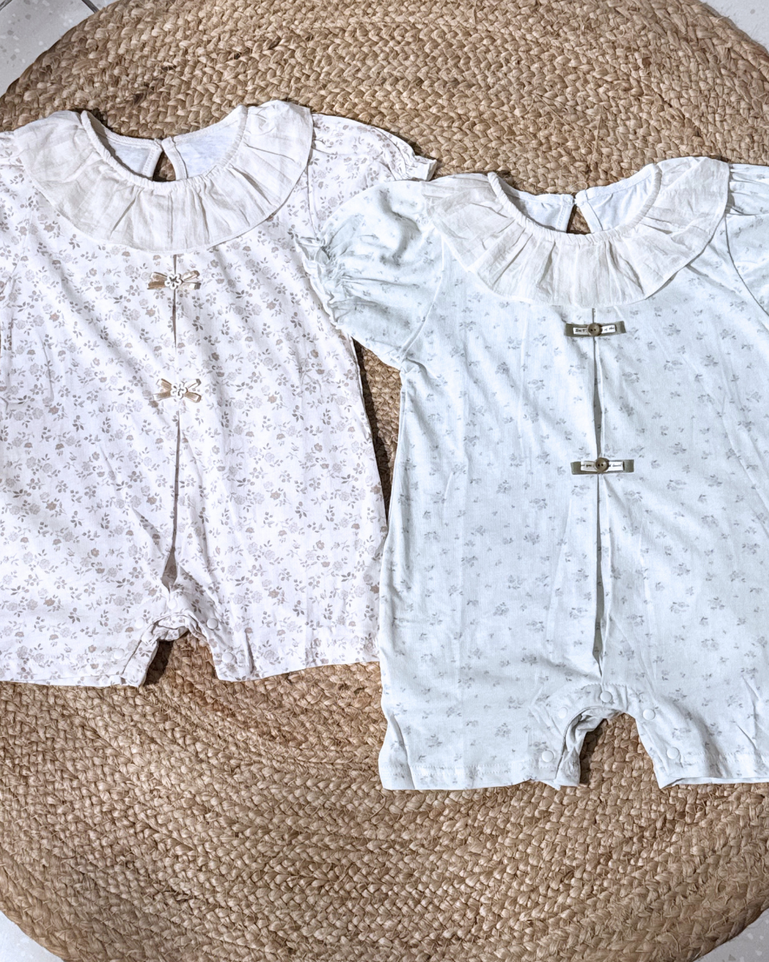 Premium Cotton Peter Pan Collar Romper