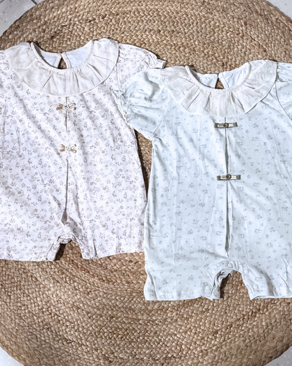 Premium Cotton Peter Pan Collar Romper