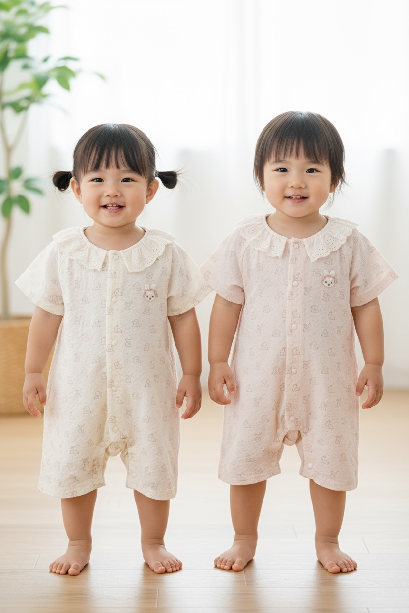 Premium Cotton Peter Pan Collar Baby Romper