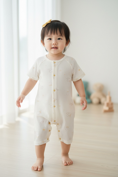 Premium Ribbed Cotton Baby Romper