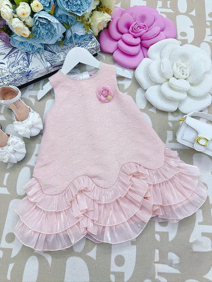 Pearl Ruffle Princess Dress