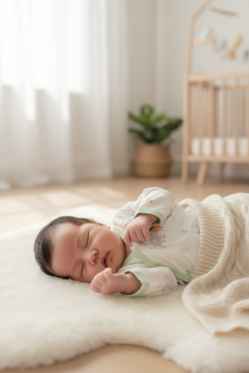 Premium Organic Cotton Kimono Wrap Sleepsuit