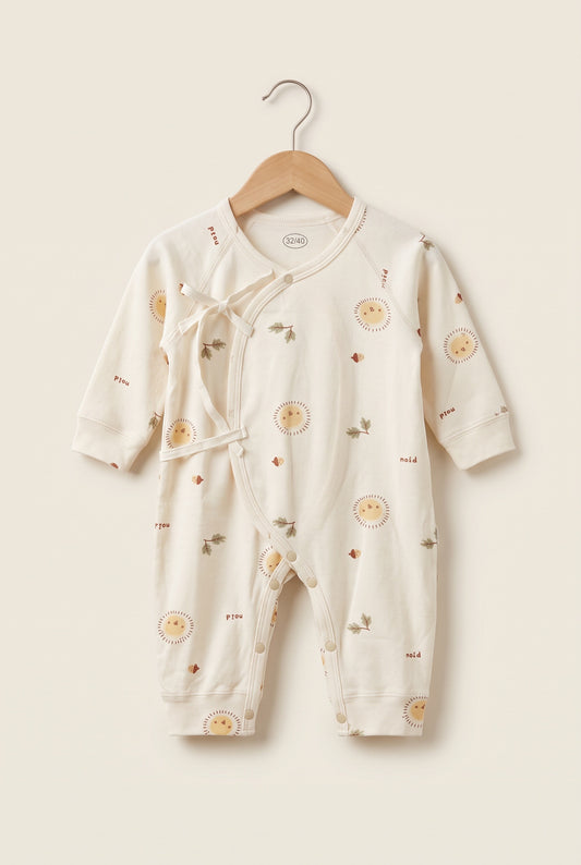 Sunshine Garden Wrap Winter Romper