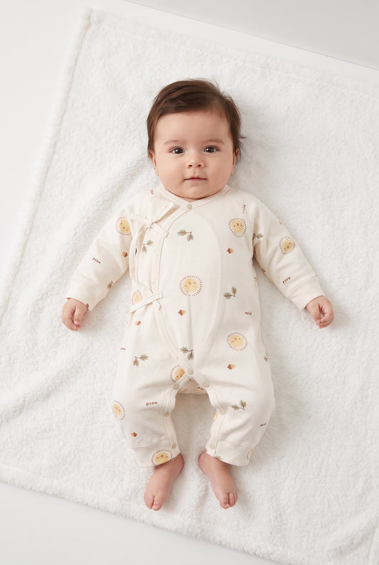 Sunshine Garden Wrap Winter Romper