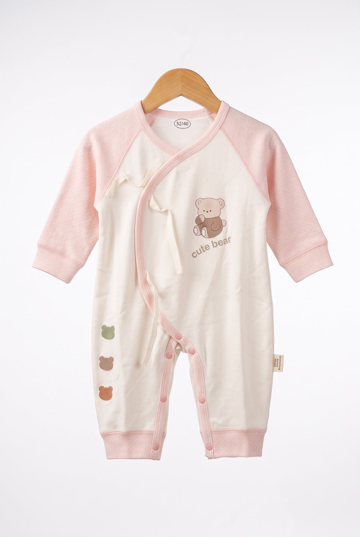 Cute Bear Winter Wrap Romper