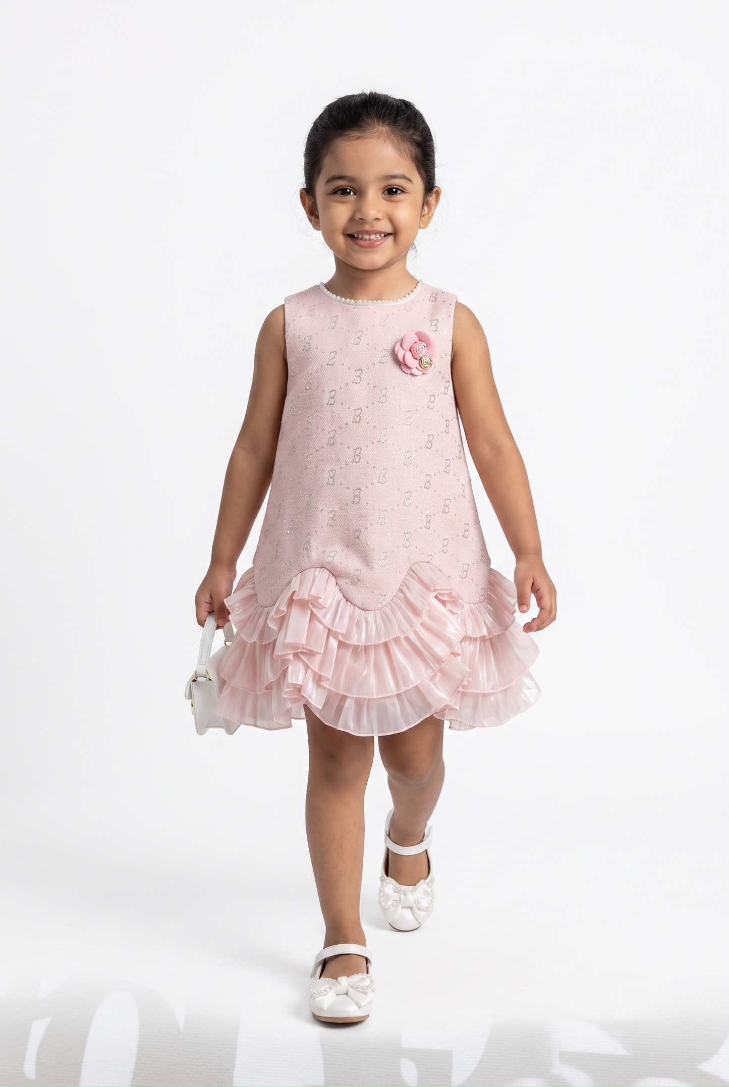 Pearl Ruffle Princess Dress