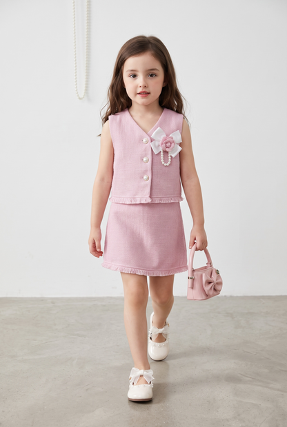 Rose Pearl Elegance Party CO-ords set