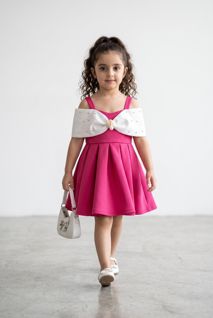 Sky Bow Princess Dress