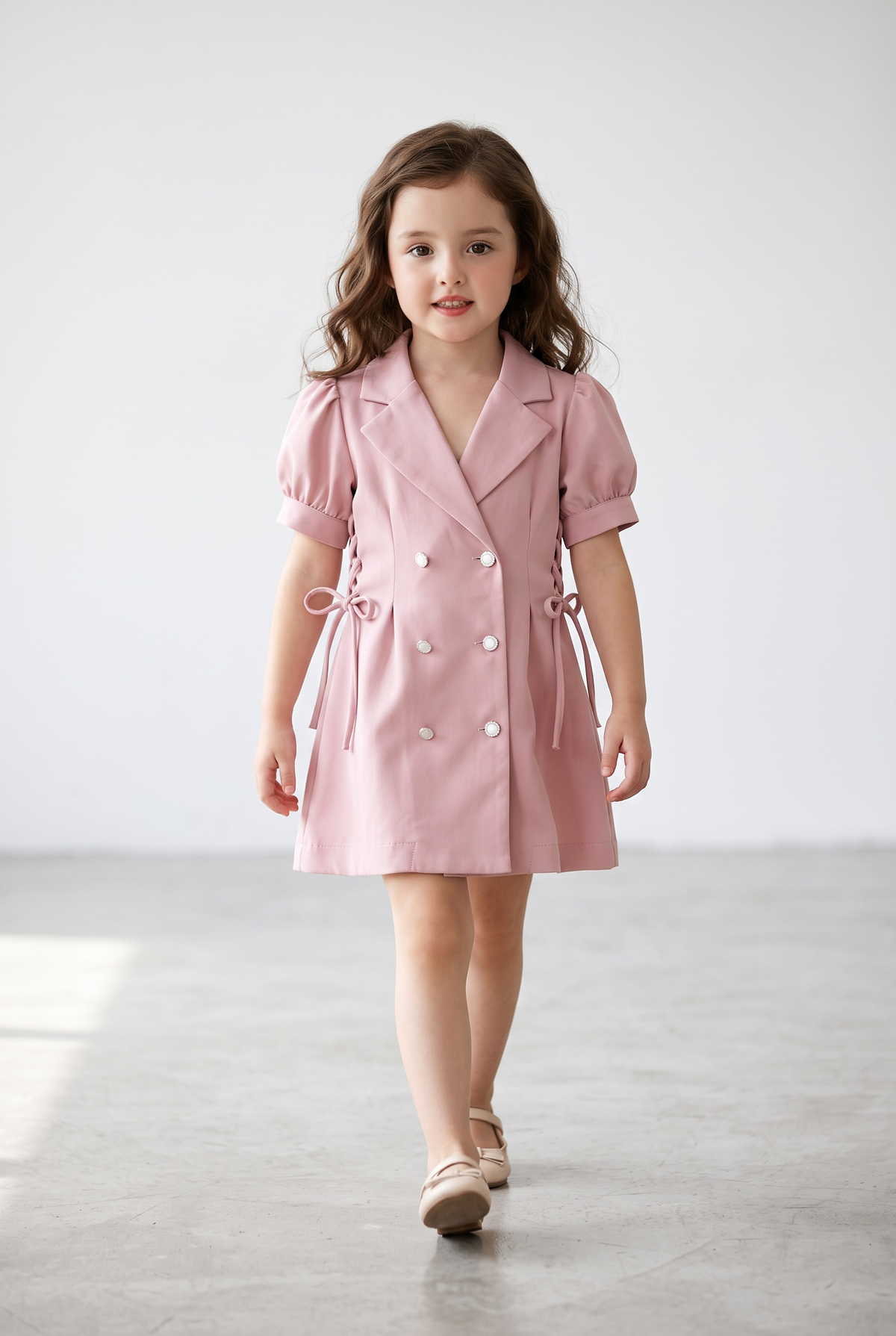 Scarlet Elegance Blazer Dress