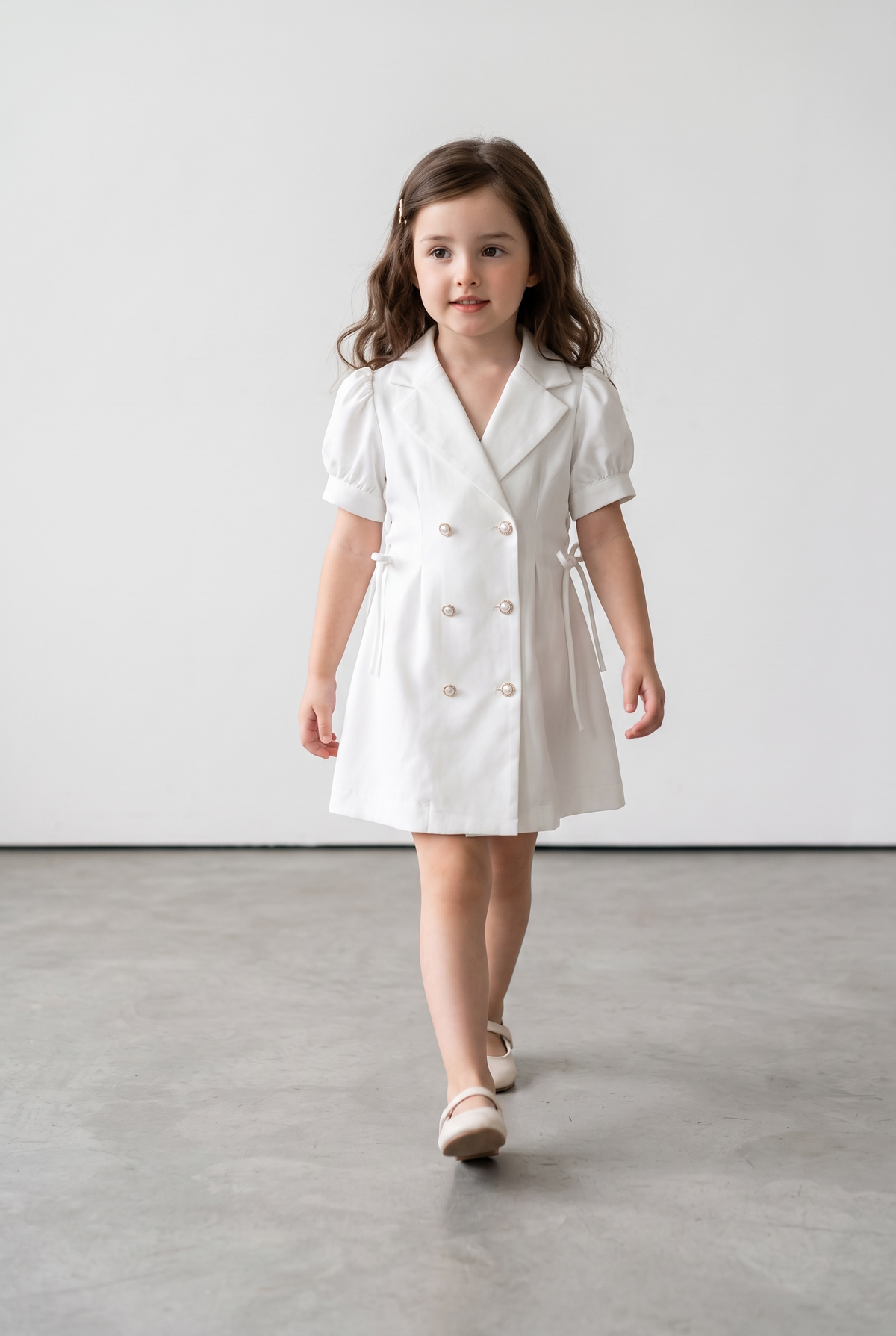 Scarlet Elegance Blazer Dress
