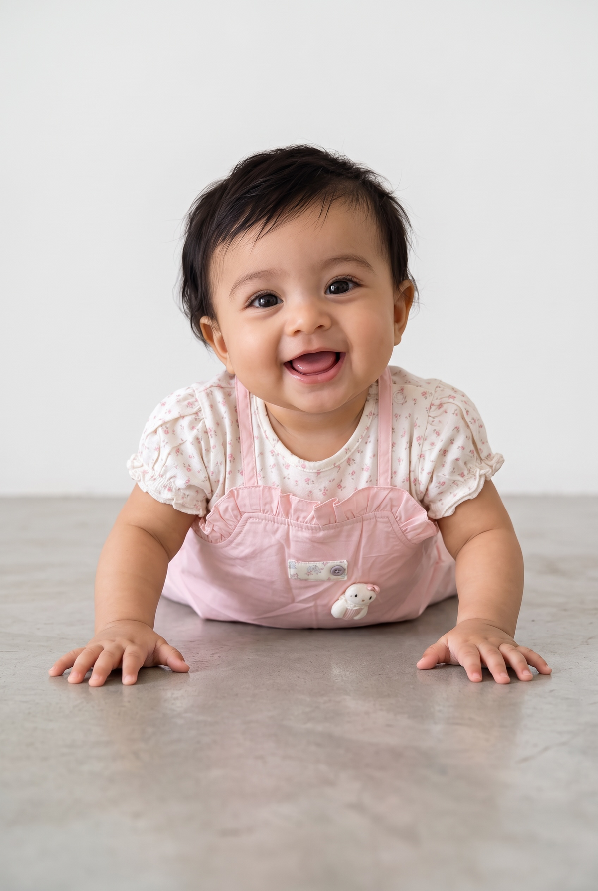 Happy Puppy Pinafore Dungaree Set