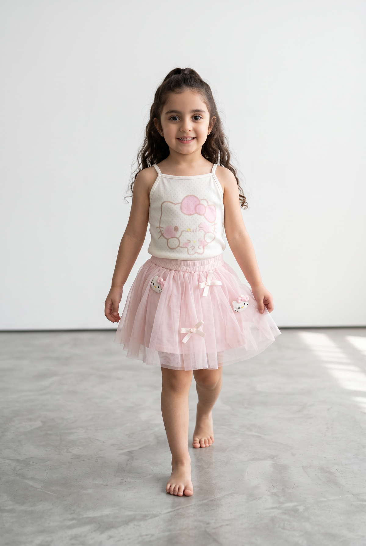Kitty Tulle Party Skirt Set