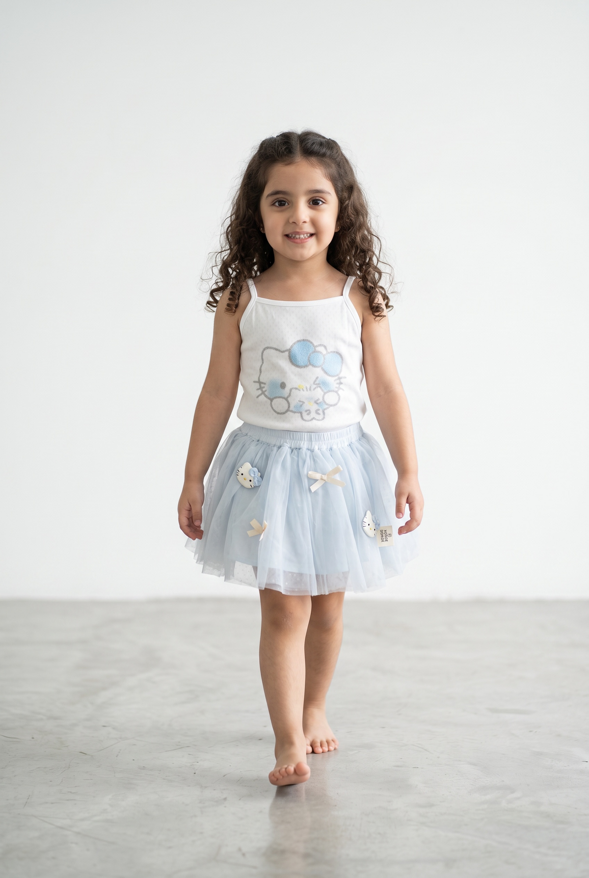 Kitty Tulle Party Skirt Set