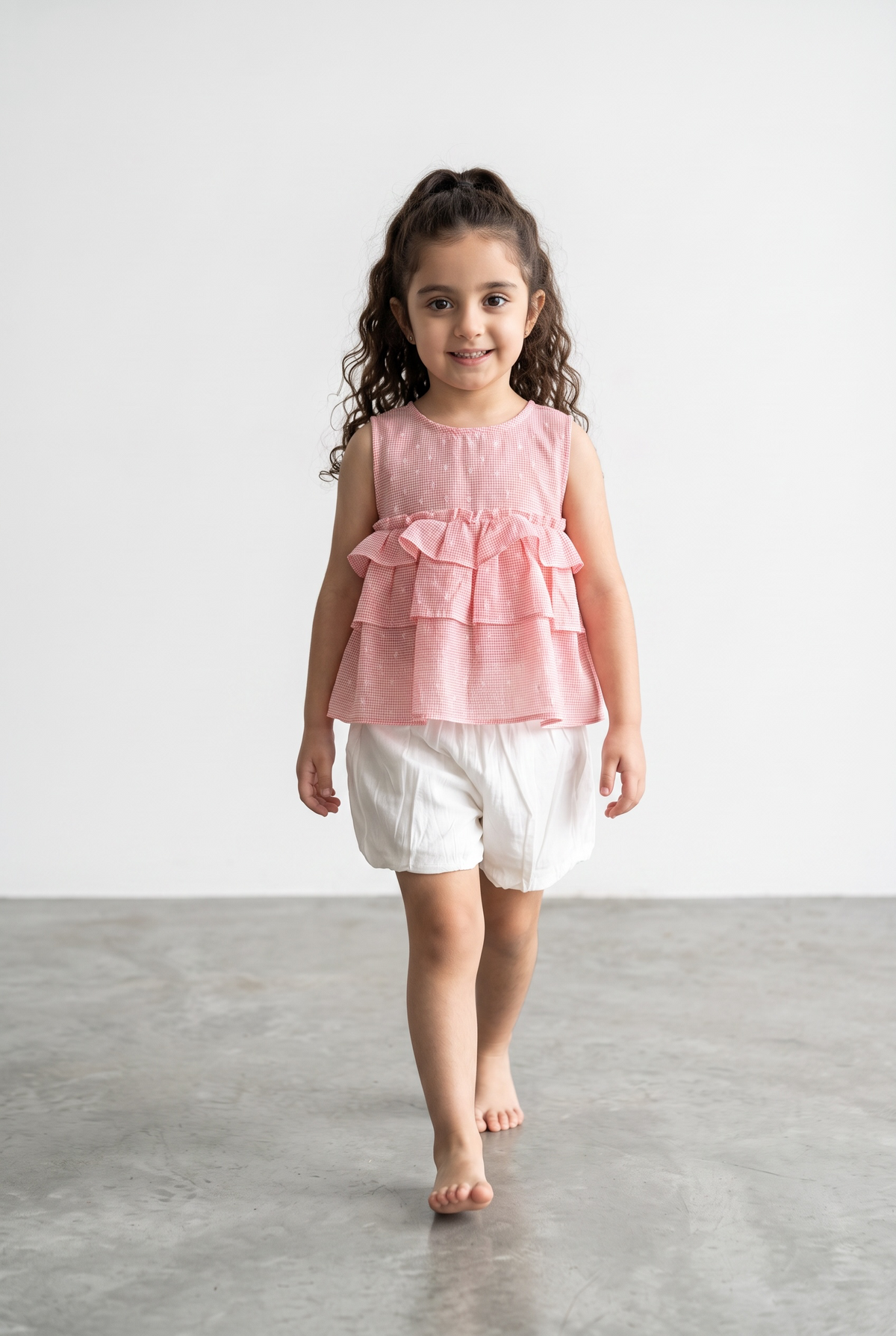 Sweet Waffle Tiered Dress