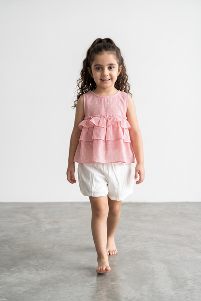 Sweet Waffle Tiered Dress