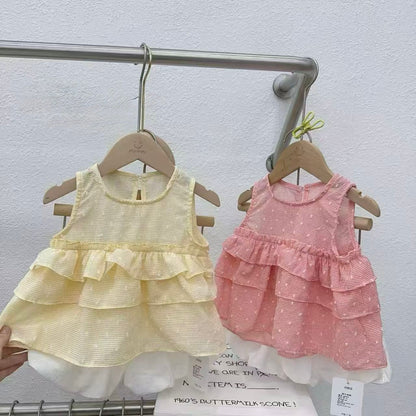 Sweet Waffle Tiered Dress
