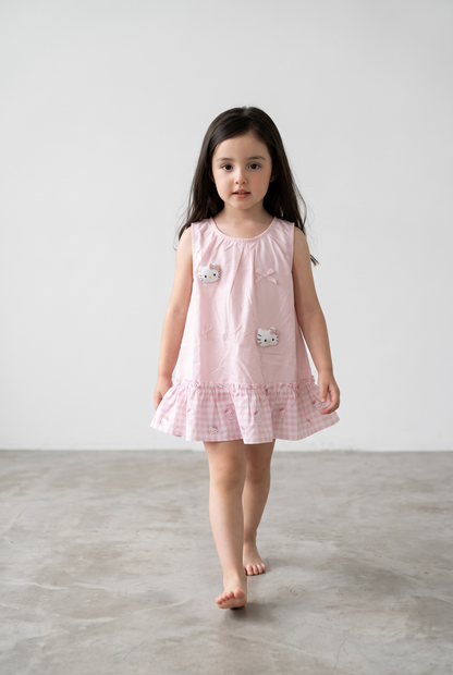 Kitty Charm Ruffle Dress