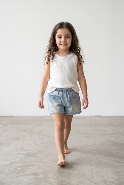 Sweetheart Denim Co-Ord Set